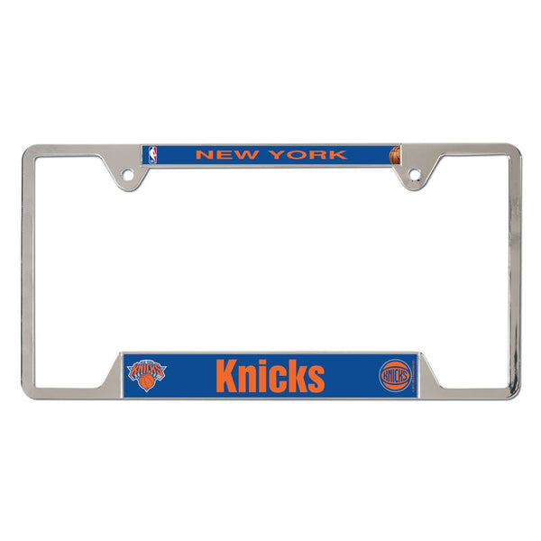 New York Knicks Metal License Plate Frame