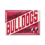 Georgia Bulldogs / Vintage Collegiate Metal Magnet 2.5" x 3.5"