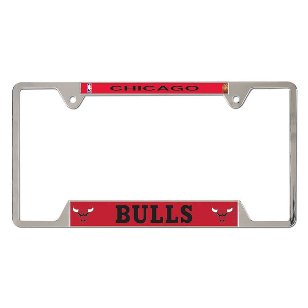 Chicago Bulls Metal License Plate Frame