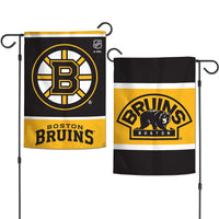 Boston Bruins Garden Flags 2 sided 12.5" x 18"