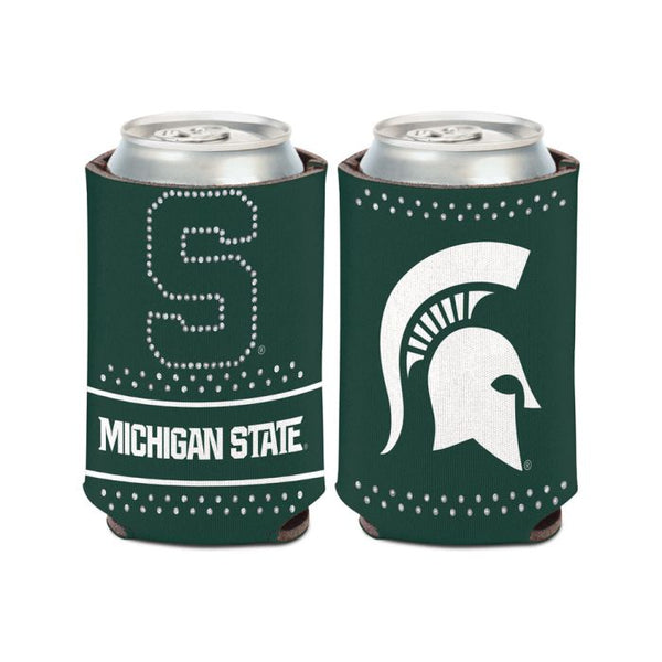 Wholesale-Michigan State Spartans Bling Can Cooler 12 oz.