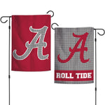 Alabama Crimson Tide /Houndstooth Garden Flags 2 sided 12.5" x 18"