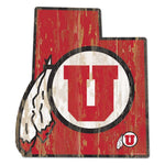 Wholesale-Utah Utes STATE SHAPE