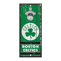 Boston Celtics Bottle Opener Sign 5x11