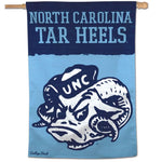 Wholesale-North Carolina Tar Heels /College Vault Vertical Flag 28" x 40"