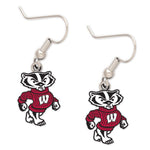 Wholesale-Wisconsin Badgers Earrings Jewelry Card