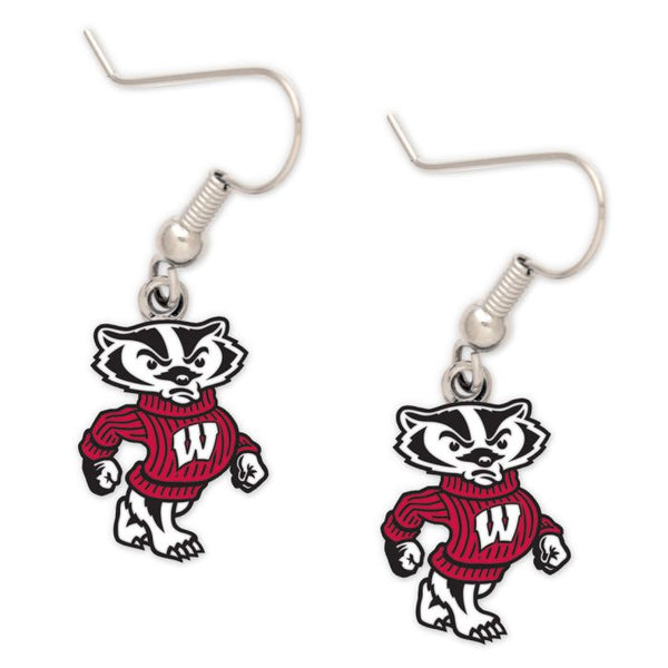 Wholesale-Wisconsin Badgers Earrings Jewelry Card