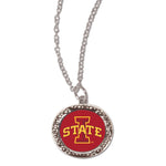 Iowa State Cyclones Necklace w/Charm Jewelry Card