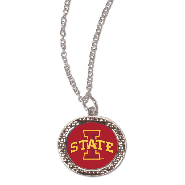 Iowa State Cyclones Necklace w/Charm Jewelry Card