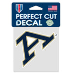Akron Zips Perfect Cut Color Decal 4" x 4"