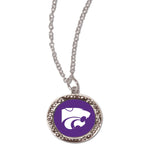 Kansas State Wildcats Necklace w/Charm Jewelry Card