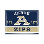 Akron Zips Metal Magnet 2.5" x 3.5"