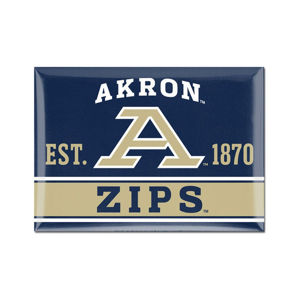 Akron Zips Metal Magnet 2.5" x 3.5"