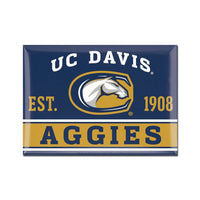 Wholesale-UC Davis Aggies Metal Magnet 2.5" x 3.5"