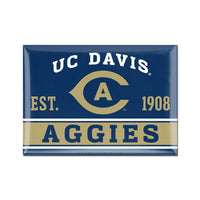 Wholesale-UC Davis Aggies Metal Magnet 2.5" x 3.5"