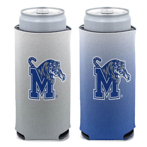 Memphis Tigers 12 oz Slim Can Cooler