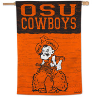 Oklahoma State Cowboys /College Vault Vertical Flag 28" x 40"