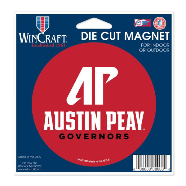 Wholesale-Austin Peay State Governors Die Cut Magnet 4.5" x 6"
