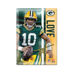 Green Bay Packers Metal Magnet 2.5" x 3.5" Jordan Love