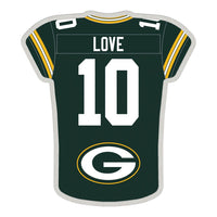 Green Bay Packers Jersey Collector Pin Jewelry Card Jordan Love