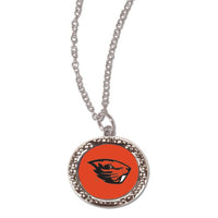 Wholesale-Oregon State Beavers Necklace w/Charm Jewelry Card