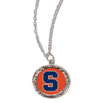 Wholesale-Syracuse Orange Necklace w/Charm Jewelry Card