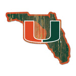 Miami Hurricanes STATE SHAPE