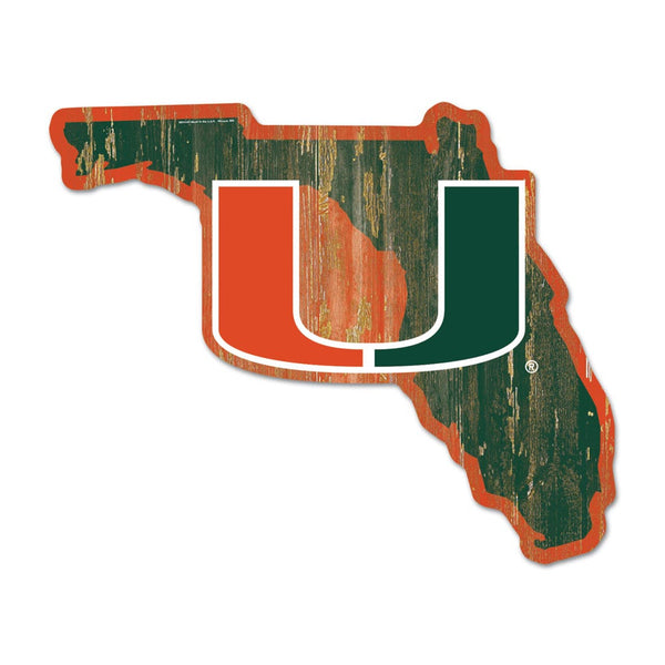 Miami Hurricanes STATE SHAPE