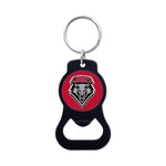 New Mexico Lobos Black Bottle Opener Key Ring
