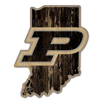 Purdue Boilermakers STATE SHAPE