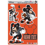 Wholesale-Oregon State Beavers / Disney MICKEY MOUSE FOOTBALL Multi-Use Decal 11" x 17"