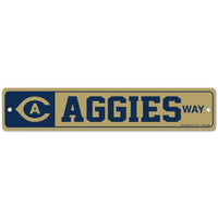 Wholesale-UC Davis Aggies Street / Zone Sign 3.75" x 19"