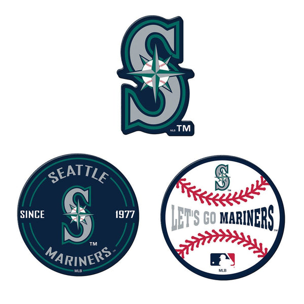 Seattle Mariners Premium Acrylic Magnet Pack Carded