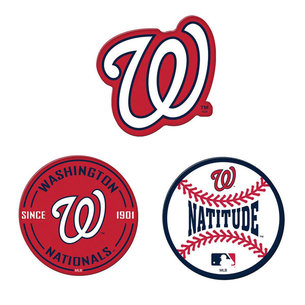 Washington Nationals Premium Acrylic Magnet Pack Carded