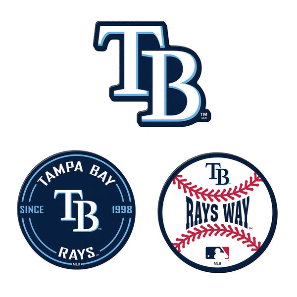 Tampa Bay Rays Premium Acrylic Magnet Pack Carded