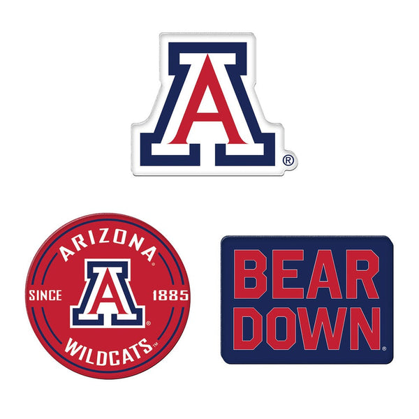 Arizona Wildcats Premium Acrylic Magnet Pack Carded