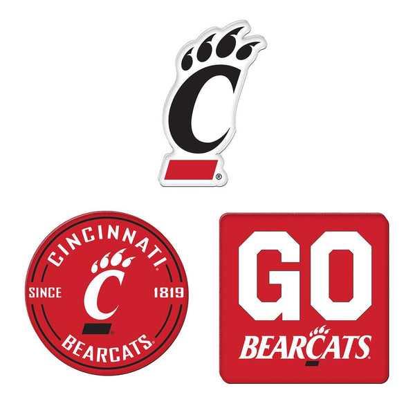 Cincinnati Bearcats Premium Acrylic Magnet Pack Carded