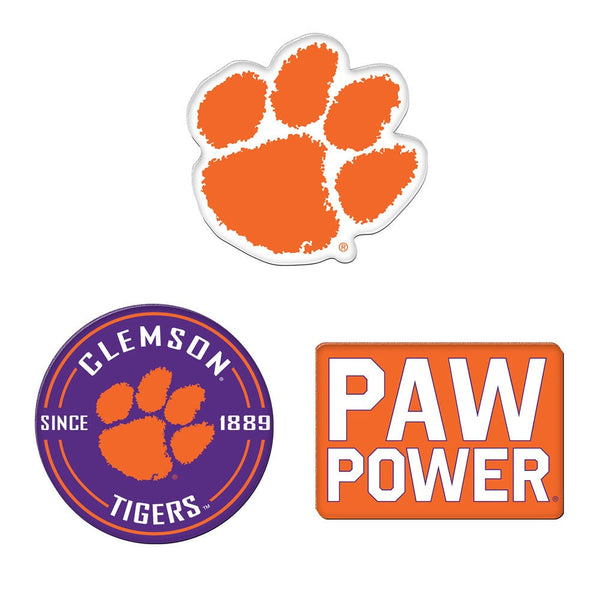 Clemson Tigers Premium Acrylic Magnet Pack Carded