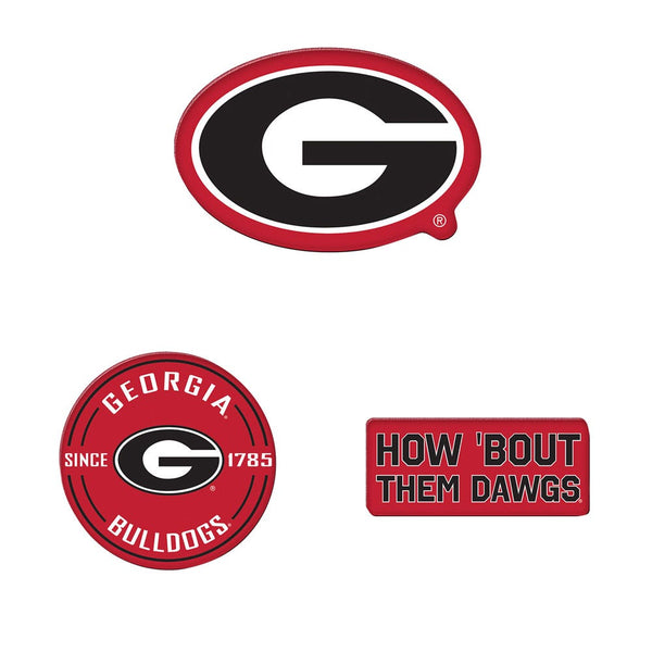 Georgia Bulldogs Premium Acrylic Magnet Pack Carded