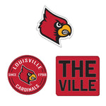 Louisville Cardinals Premium Acrylic Magnet Pack Carded