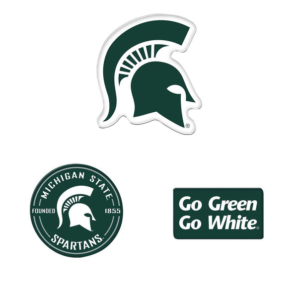 Michigan State Spartans Premium Acrylic Magnet Pack Carded