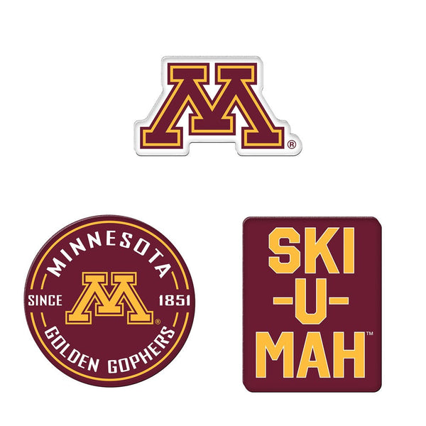 Minnesota Golden Gophers Premium Acrylic Magnet Pack Carded