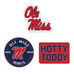 Ole Miss Rebels Premium Acrylic Magnet Pack Carded