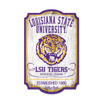 LSU Tigers /College Vault vault Wood Sign 11" x 17" 1/4" thick