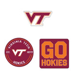 Virginia Tech Hokies Premium Acrylic Magnet Pack Carded