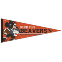 Wholesale-Oregon State Beavers / Disney MICKEY MOUSE FOOTBALL Premium Pennant 12" x 30"