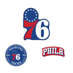 Philadelphia 76ers Premium Acrylic Magnet Pack Carded