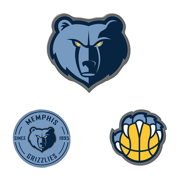 Memphis Grizzlies Premium Acrylic Magnet Pack Carded