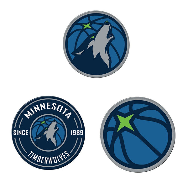 Minnesota Timberwolves Premium Acrylic Magnet Pack Carded