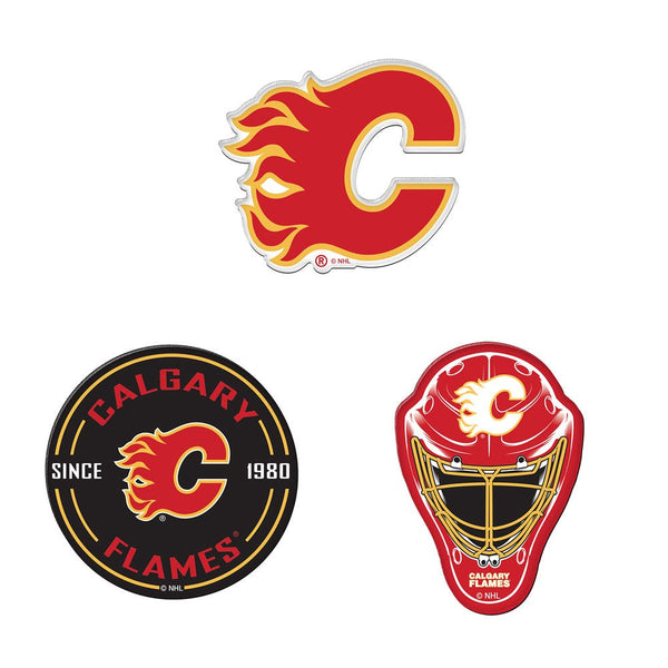 Calgary Flames Premium Acrylic Magnet Pack Carded